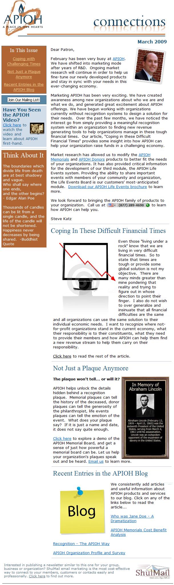 Connections - March 2009